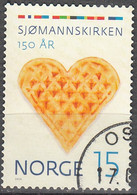 Norge 2014 150 Ans église Des Marins Norvégiens O Cachet Rond - Used Stamps