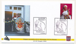 POLOGNE - 7 Enveloppes Illustrées - Voyage Du Pape Benoit XVI En Pologne - Mai 2006 - Dont Auschwitz-Birkenau - Storia Postale