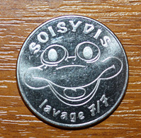 Jeton De Lavage-auto "Soisydis Lavage 7/7" Saint Gratien - Val D'Oise - Car-wash Token - Monétaires / De Nécessité