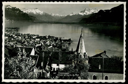 Vevey Et Dents Du Midi Chardonne 1947 Perrochet - Chardonne