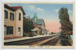 Mutzig, La Gare (colorisée) - Mutzig