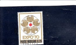 VATICANO  1970 -  Sassone  479° -  Expo - Used Stamps