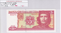 CUBA 3 PESOS 2004 P123 - Cuba