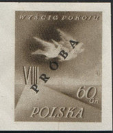 Poland 1955, Mi 905/6 VIII International Cycling Peace Race Original Proof Colour Guarantee PZF Expert Korszeń MNH** P30 - Ensayos & Reimpresiones