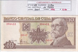 CUBA 10 PESOS 2001 P 117 - Cuba