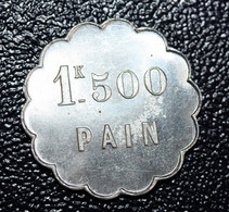 Jeton De Nécessité De Boulangerie "1K500 Pain / Coopérative Thaon" Vosges - Emergency Token - Monétaires / De Nécessité