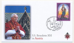 AUTRICHE - 3 Enveloppes Illustrées - Voyage Du Pape Benoit XVI En Autriche - 2007 - Brieven En Documenten