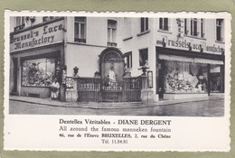 BRUXELLES DENTELLES DIANE DERGENT  RUE DE L'ETUVE RUE DU CHÊNE - Petits Métiers