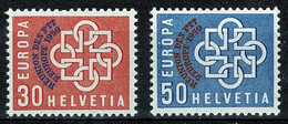 Suisse 1959 - Y&T N° 632/633** - Europa - Autres & Non Classés