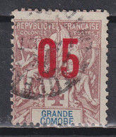 Timbre Oblitéré De Grande Comore 1912 N° 21 - Usados