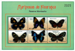 256266 MNH NICARAGUA 2000 MARIPOSAS - Spiders