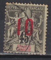 Timbre Oblitéré De Grande Comore 1912 N° 27 - Gebruikt