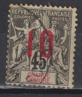 Timbre Oblitéré De Grande Comore 1912 N° 27 - Usados