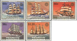 351157 MNH PENRHYN 1984 BARCOS DE VELA - Penrhyn