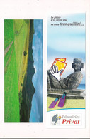 2 Marque-pages Année 1997 De La Librairie "les Volcans D'Auvergne" Photo Joël Damase Et 2001 Librairies Privat-.. - Marque-Pages