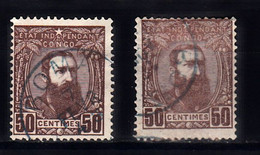 Congo Belge  Ocb Nr:  9 + 9a     (zie Scan) - 1884-1894