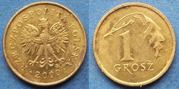 POLAND - 1 Grosz 2000 MW Y# 276 Monetary Reform (1995) - Edelweiss Coins - Pologne