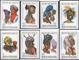 17852 MNH RUANDA 1969 PEINADOS AFRICANOS. - 1962-1969