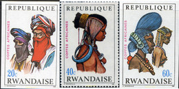 615883 MNH RUANDA 1969 PEINADOS AFRICANOS. - 1962-1969