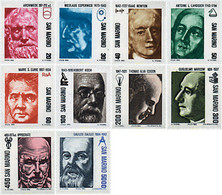 60947 MNH SAN MARINO 1982 PIONEROS DE LA CIENCIA - Used Stamps