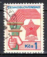 Tchécoslovaquie 1973 Mi 2123 (Yv 1968), Varieté, Position 13/1, Obliteré - Variedades Y Curiosidades