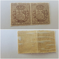 CUBA Télégraphe Telégrafos Pareja 20 C De Pesos 1896 - Telegraafzegels