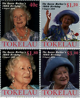 147677 MNH TOKELAU 2000 CENTENARIO DE LA REINA MADRE - Tokelau