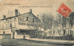 MAXEVILLE - Au Terminus, La Brasserie  Belle-Vue. (carte Vendue En L'état) - Maxeville