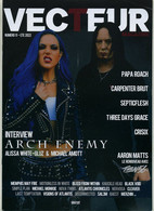 Vecteur Magazine - Numéro 11 - Eté Summer 2022 - Arch Enemy En Couverture - Format A4 - 48 Pages En Couleurs - Musique