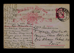 Sp9337 PORTUGAL Pmk CORRºeTELº VIZEU 03-061933 Slogan Pmk Used On Postal Stationery Lusiadas Mailed Porto - Flammes & Oblitérations