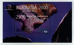 105665 MNH INDONESIA 1998 INDONESIA 2000. EXPOSICION FILATELICA INTERNACIONAL - Fossiles