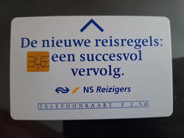 NETHERLANDS / CHIP ADVERTISING / HFL 2,50 / NS REIZIGERS /CONDUCTOR /CRD 135** 11936** - Private