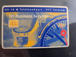 NETHERLANDS / CHIP ADVERTISING / HFL 10,00 / NS  BUSINESS SERVICE  /CRD 594.02** 11937** - Privadas