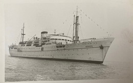 Bateau - Carte Photo - Paquebot ISKENDERUN - Navire Ship Boat - Paquebots