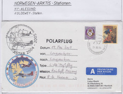 Spitsbergen Cover Polarflug From Longyearbyen And Back Reinluft Messung Ca Longyearbyen 21.05.2004 (LO195A) - Scientific Stations & Arctic Drifting Stations
