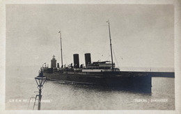 Guernsey - Guernesey - Carte Photo - Bateau Steamer Navire Vapeur L&S S.W RY SS LORINA - Tozers - United Kingdom - Guernsey