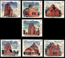INDIA 2020 Terracotta Temples Of India 7v SET MNH - Oblitérés