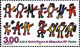 70015 MNH SAN PEDRO Y MIQUELON 2000 EL AÑO 2000 - Gebraucht