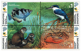 5028 MNH SINGAPUR 2000 PROTECCION DE LA NATURALEZA - Spiders