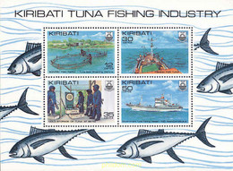 71037 MNH KIRIBATI 1981 INDUSTRIA DE LA PESCA DEL ATUN - Kiribati (1979-...)