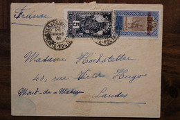 Haute Volta 1931 Mont De Marsan France Cover - Lettres & Documents