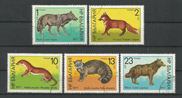 Bulgaria 1977 Animals  Y.T. 2306/2310 (0) - Gebraucht