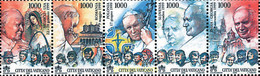 306067 MNH VATICANO 2000 VIAJES DEL PAPA JUAN PABLO II - Used Stamps