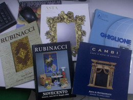 LOTTO CATALOGHI D'ASTE BOETTO, RUBINACCI, CAMBI, GHIGLIONE - Verzamelingen