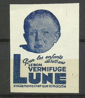 France Vignette Illustrée Vermifuge Lune    Neuf ((*) B/TB Voir Scans Soldé ! ! ! - Apotheek