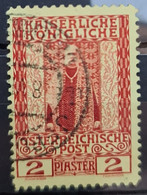 AUSTRIAN POST IN LEVANTE 1908 - JERUSALEM Cancel - ANK 58 - Oriente Austriaco