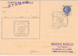 Pordenone 1982 Kongress Astro-Fotografie Astronom - 1981-90: Storia Postale