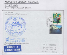 Spitsbergen Cover  Ca Koldewey Station  Signature Base Leader Ca Alesund 14.12.2005 (LO198) - Forschungsstationen & Arctic Driftstationen