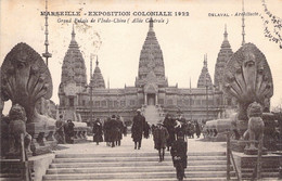 CPA France - Bouche Du Rhône - Marseille - Exposition Coloniale 1922 - Grand Palais De L'Indo Chine - Delaval Architecte - Non Classificati