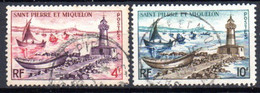 Saint Pierre Et Miquelon: Yvert N° 356/357 - Usados